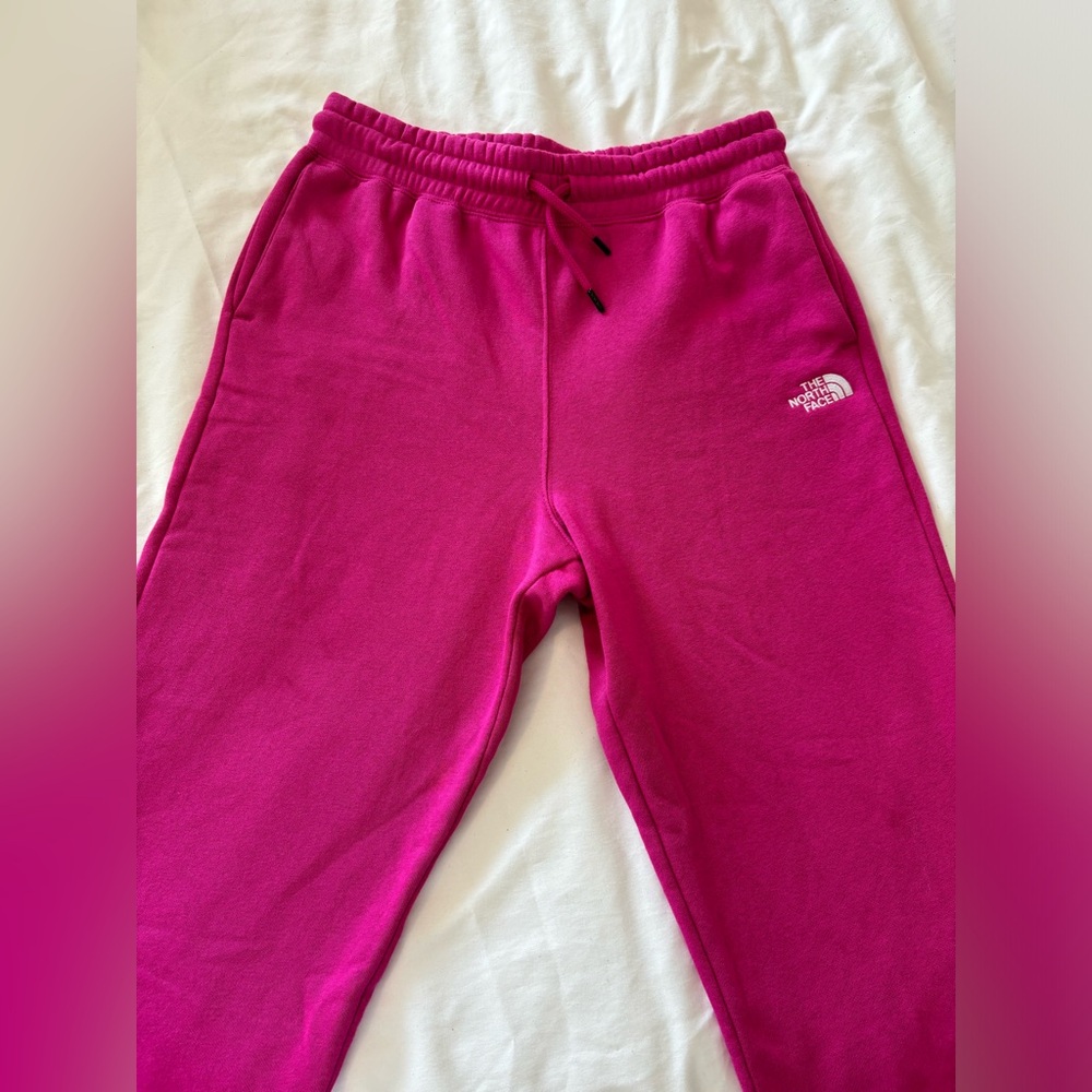 North face pink sweatpants size S